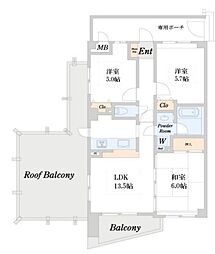 ルピナス大宮桜木町 3LDKの間取図画像