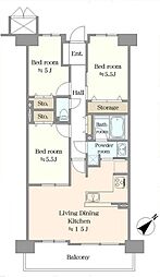 間取図画像 3LDK