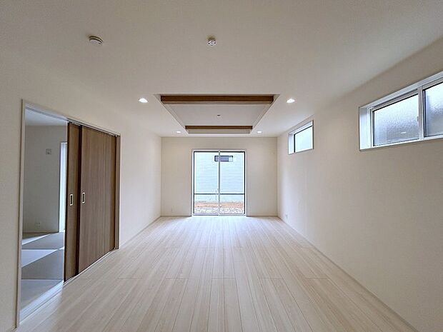 開放感と採光にこだわった、16.5帖のLDK。