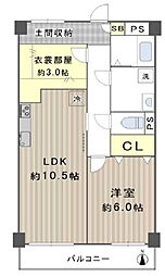 シンメイ大宮マンション 1SLDKの間取図画像