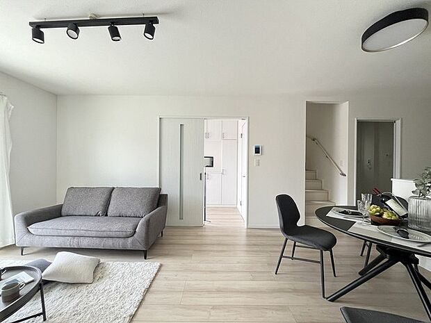 家族団らんの時間も増えそうな、くつろぎのＬＤＫ。 