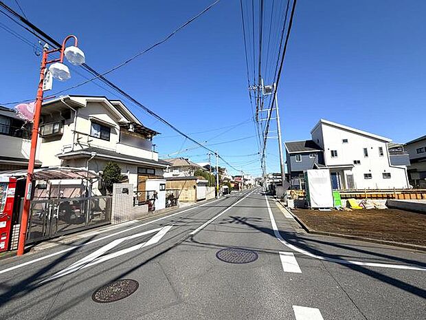 前面8ｍと6ｍ道路の角地です〇