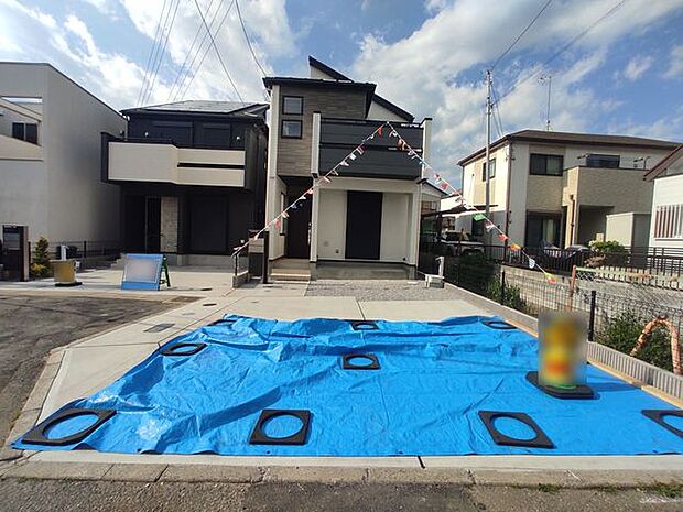 当分譲地はこちらの一棟のみの現場となります。ご覧になれますので、お気軽にお問い合わせください。 