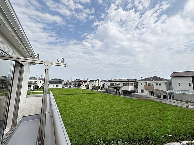 自分だけのビュースポット。南向き住宅の特権です。