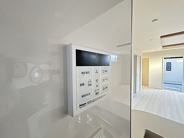 ここから追い炊きも湯張りもワンプッシュ。 