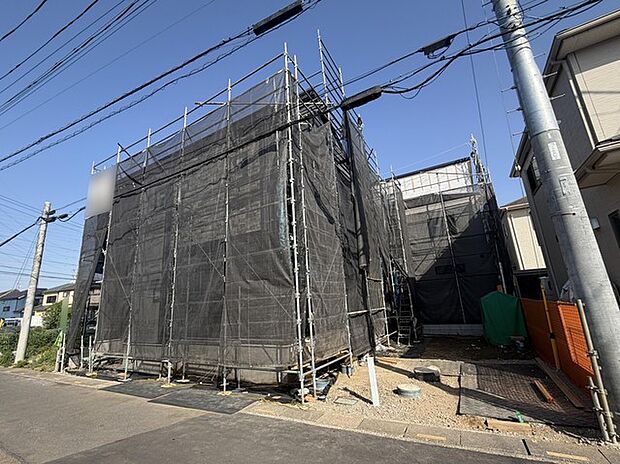 今なら建築中の住まいをご覧いただけます。構造体の質問もお気軽に。 