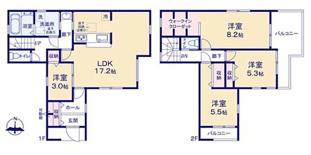 図面と現況が異なる場合は現況を優先させていただきます。 