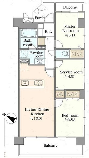 間取り：311002359362