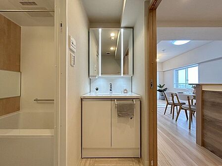 洗面化粧台もしっかりリフォーム済みです。