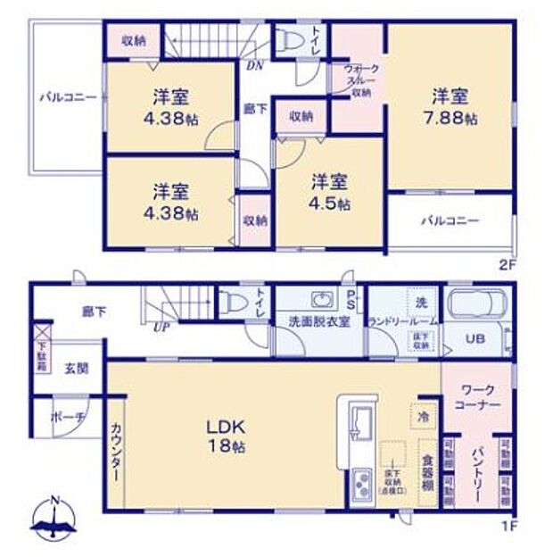 図面と現況が異なる場合は現況を優先させていただきます。 
