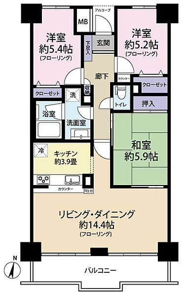 間取り：311002441583