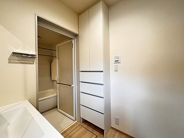 お風呂に入るときに重宝する収納