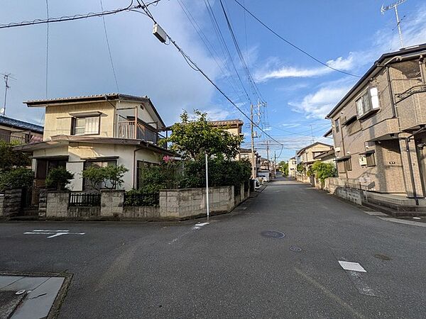 穏やかな街並みが広がる、落ち着いた時間が流れる住環境の風景です。