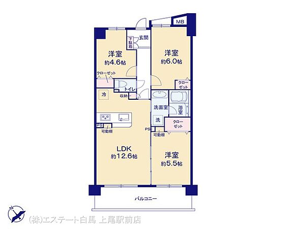 間取りを拡大表示