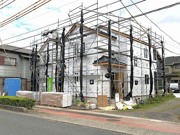今なら建築中の住まいをご覧いただけます。構造体の質問もお気軽に。