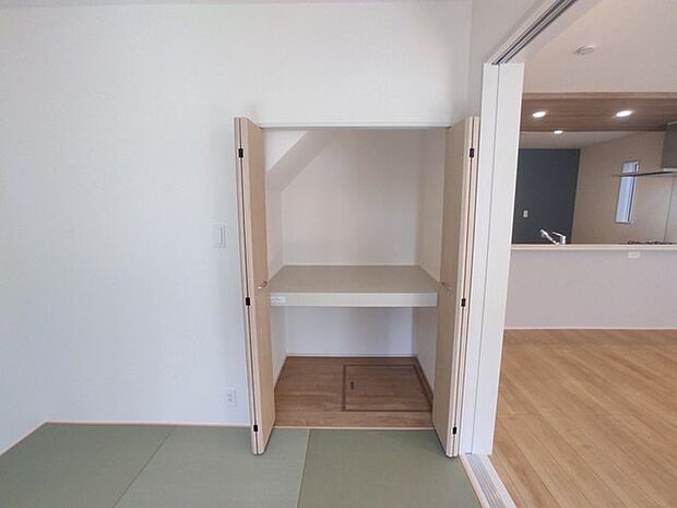 和室の収納は、やっぱり押入れがしっくりきます。