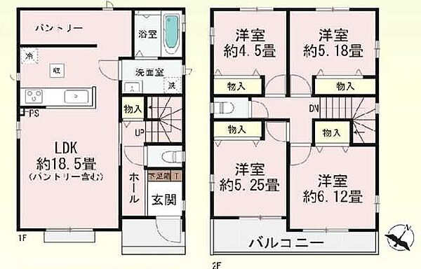 間取りを拡大表示
