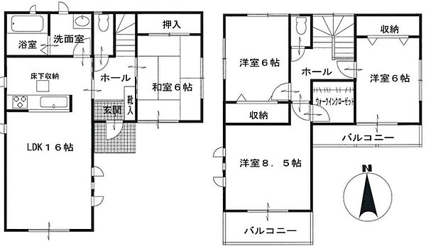 間取りを拡大表示
