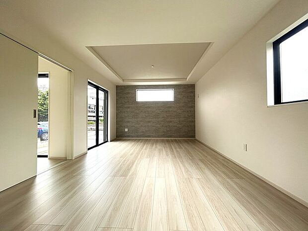 開放感と採光にこだわったＬＤＫ。 