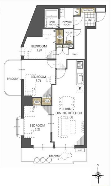 間取り：311002247266