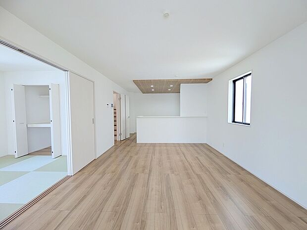 開放感と採光にこだわった、16帖のＬＤＫ。 