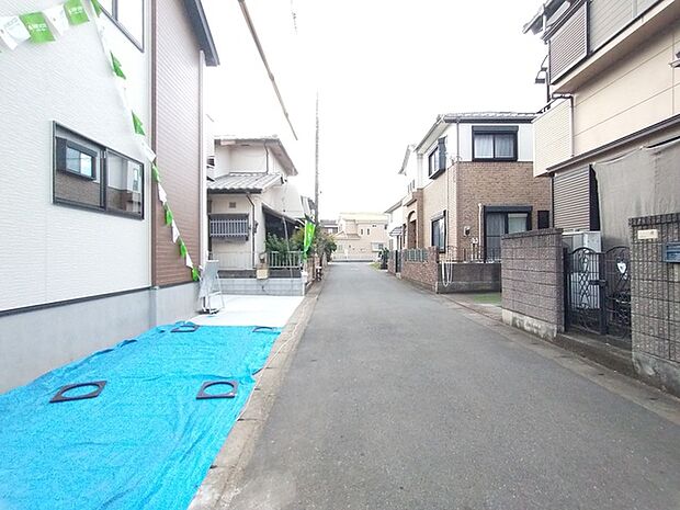 閑静な住宅地で、小さなお子様がいるご家族にも安心。 