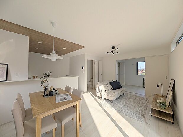 家族団らんの時間も増えそうな、くつろぎのＬＤＫ。 