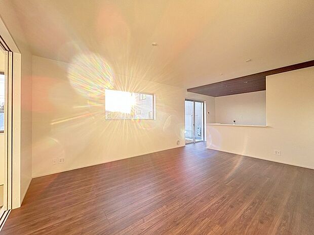 家族団らんの時間も増えそうな、くつろぎのＬＤＫ。 