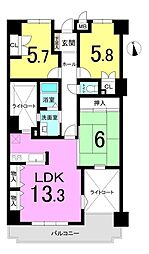 間取図画像 3LDK