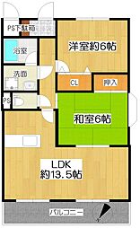 ハイムのぞみ（四方角部屋） 1階