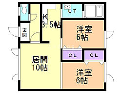 コーポパークサイド 2階