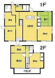 日の出東棟 6LDKの間取り