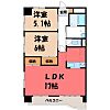 プレジデントマンション5階7.4万円