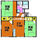 岡山市中区乙多見 2階建 築38年のイメージ
