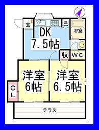 ハニーハイツ[Wi-Fi付] 1階