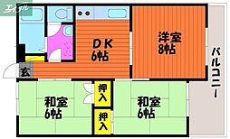 間取図画像 3DK