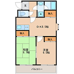 物件の間取り