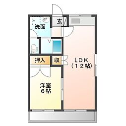 間取図画像 1LDK