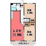 宇都宮市鶴田1丁目 3階建 築12年のイメージ