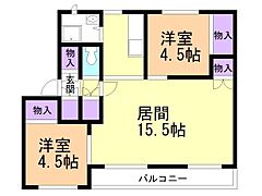 物件の間取り