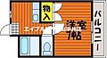 リバーシティ都4階3.5万円