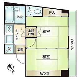 間取図画像 2K