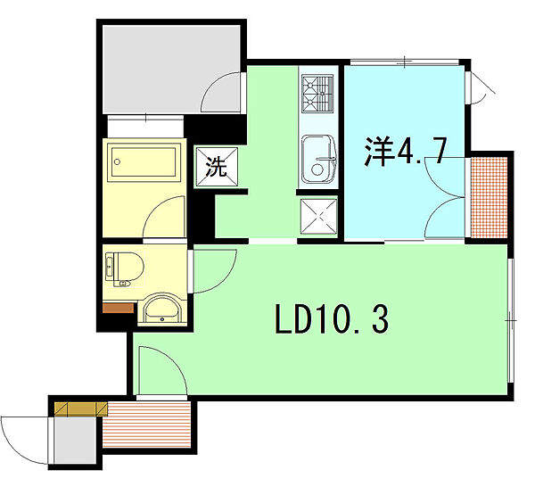 同じ建物の物件間取り写真 - ID:234017951960