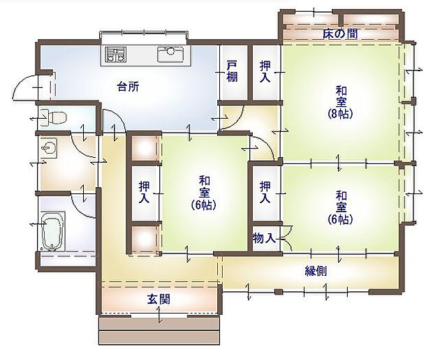 田舎暮らし 農家住宅 別荘向 君津市福岡 平家建本格和風住宅 3dkの中古一戸建て情報 スマイティ 物件番号 12