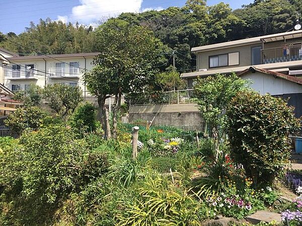植木のある場所も物件対象です。