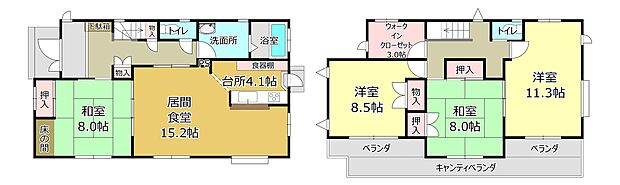 名古屋市中川区中須町字藤六ストックヘーベルハウス 4sldkの中古一戸建て情報 スマイティ 物件番号 23