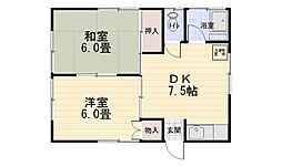 間取図画像 2DK