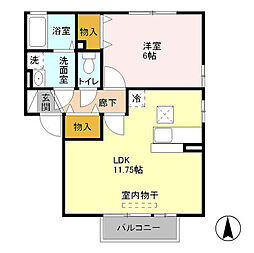 間取図画像 1LDK