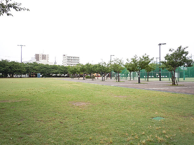 【御崎公園徒歩7分(560m)】ノエビアスタジアム神戸に隣接した、芝生の緑が美しい公園です。天気の良い日はお弁当を持ってピクニックを楽しめそうです。毎日のお散歩やジョギングコースとしても◎