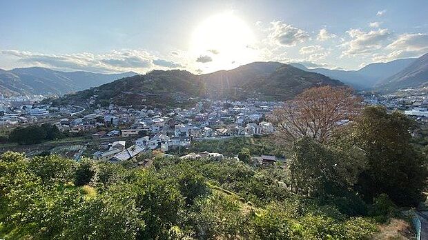 雄大な景色を堪能する。